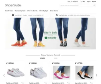 Shoesuite.ie(Online Shoe Store) Screenshot