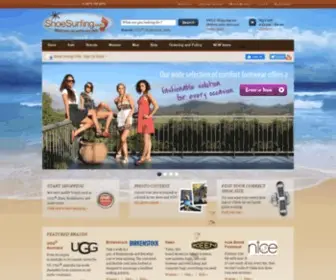 Shoesurfing.com(Where you can surf for any style) Screenshot