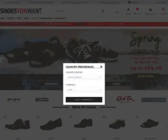 Shoesyouwant.com(Buy Women) Screenshot
