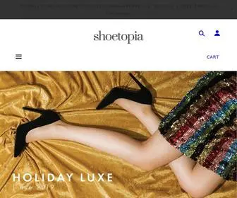 Shoetopia.com(Helping create the shoe) Screenshot