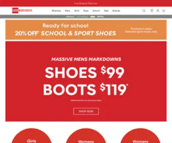 Shoewarehouse.com.au(Shoe Warehouse) Screenshot