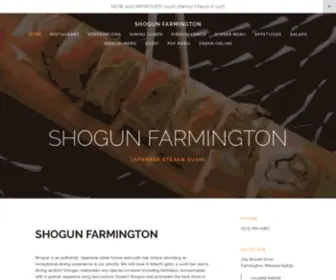 Shogunfarmington.com(SHOGUN FARMINGTON) Screenshot