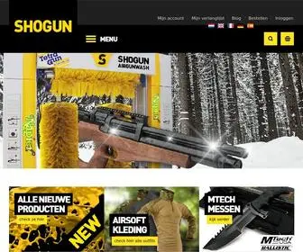 Shogun.nl(De webwinkel voor luchtdruk) Screenshot