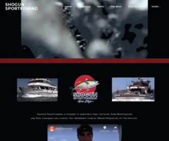 Shogunsportfishing.com(The Shogun) Screenshot