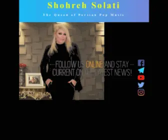 Shohreh-Solati.com(Shohreh Solati Official Web Site) Screenshot