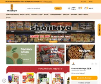 Shojikiya.com.my(The Japanese Food Speciality Store) Screenshot