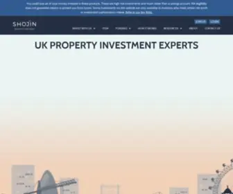 Shojin.co.uk(Shojin Real Estate Investment) Screenshot