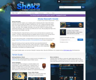 ShokZguide.com(The Shokz StarCraft 2 Guide) Screenshot