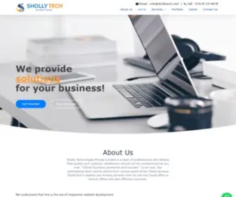Shollytech.com(Top marketing companies in Gurgaon) Screenshot