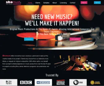 Shomust.com(Music Solutions) Screenshot