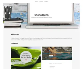 Shonadunn.com(Instructional and Learning Experience Design) Screenshot