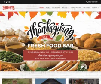 Shoneysknox.com(Shoney's of Knoxville) Screenshot