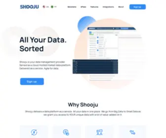 Shooju.com(Shooju Home) Screenshot