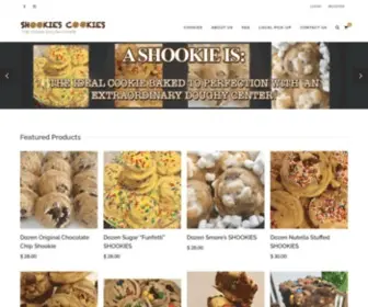 Shookiescookies.com(The Cookie Dough Cookie) Screenshot