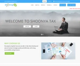 Shoonyatax.com(SHOONYA TAX) Screenshot