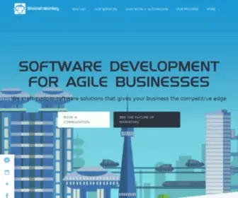 Shooshmonkey.com(Custom Software Development Agency) Screenshot