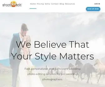 Shootdotedit.com(Wedding Photo Editing Services) Screenshot