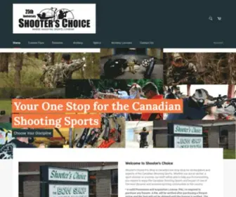 Shooterschoice.com(Shooter's Choice) Screenshot
