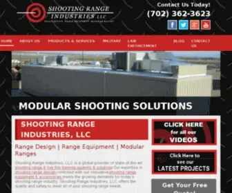 Shootingrangeindustries.com(Live Fire Shooting Range) Screenshot