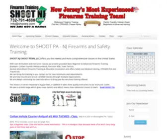 Shootnj.com(SHOOT NJ Firearms Training) Screenshot