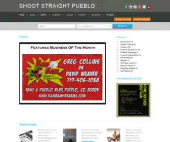 Shootstraightpueblo.com(Shoot Straight PuebloShoot Straight Pueblo) Screenshot