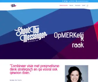 Shootthemessenger.nl(Shoot the messenger) Screenshot