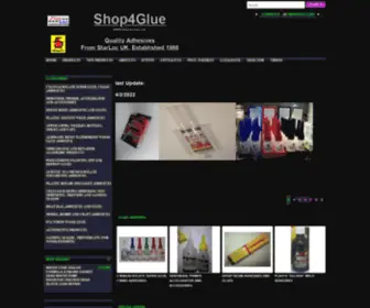 Shop-4-Glue.com(Adhesives glues online shop4glue manufacturer direct glue) Screenshot