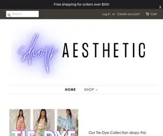 Shop-Aesthetic.com(Shop AESTHETIC) Screenshot