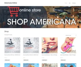 Shop-Americana.com(Americana Resort Online) Screenshot
