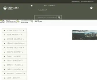 Shop-Army.sk(Army Shop Nitra) Screenshot
