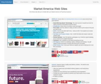 Shop-Consultant.com(Jonathan Glassman's Market America Web Sites) Screenshot