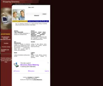 Shop-Directory.us(The U.S. Shopping Directory) Screenshot
