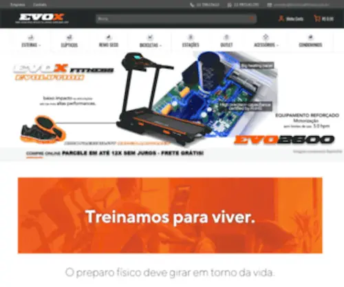 Shop-Evolution.com.br(Esteira Ergométrica) Screenshot
