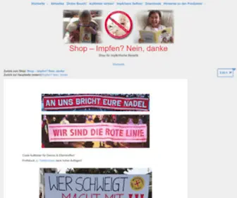 Shop-Impfen-Nein-Danke.de(Shop Impfen Nein Danke) Screenshot