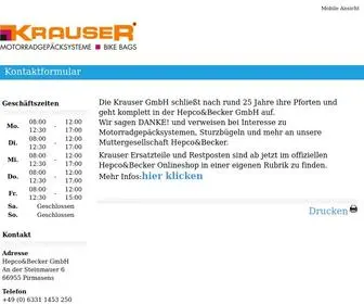 Shop-Krauser.de(Krauser) Screenshot