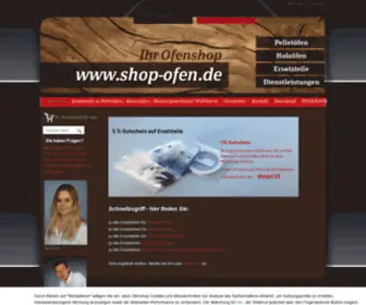 Shop-Ofen.de(Ihr Ofenshop) Screenshot