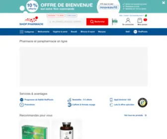 Shop-Pharmacie.fr(Parapharmacie online) Screenshot