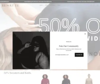 Shop-Resolute.com(Resolüte) Screenshot