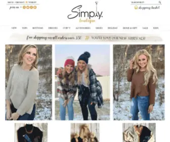 Shop-Simplyboutique.com(Simply Boutique) Screenshot