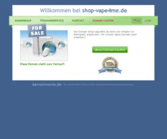 Shop-Vape4ME.de(De beste bron van informatie over shop) Screenshot