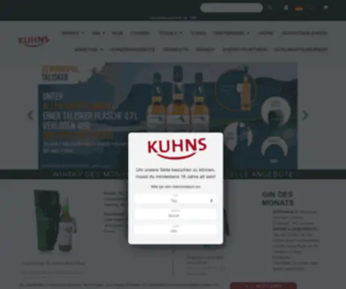 Shop-Whisky-Vodka-Rum.com(Kuhns trinkgenuss) Screenshot