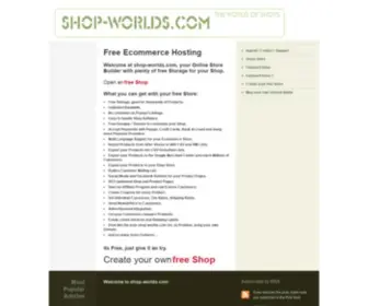 Shop-Worlds.com(Amidalla search engine) Screenshot