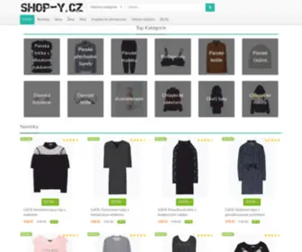 Shop-Y.cz(Levné módní značkové oblečení a doplňky pro ženy) Screenshot