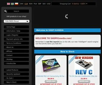 Shop01Media.com(Console accessories and mods) Screenshot