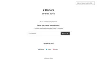 Shop2Carters.com(2 Carters) Screenshot