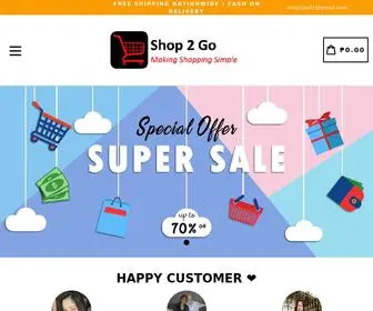 Shop2Goph.com(Shop2goonline) Screenshot