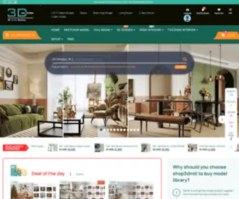 Shop3Dmili.com(3ds Max Store) Screenshot