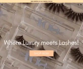 Shop408Lash.com(Luxury natural and mink lashes) Screenshot