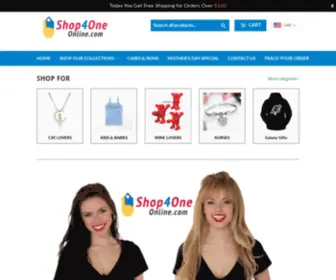 Shop4Oneonline.com(Shop4one Online) Screenshot