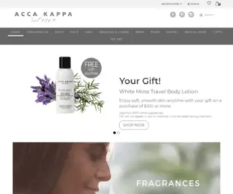 Shopaccakappa.com(ACCA KAPPA) Screenshot